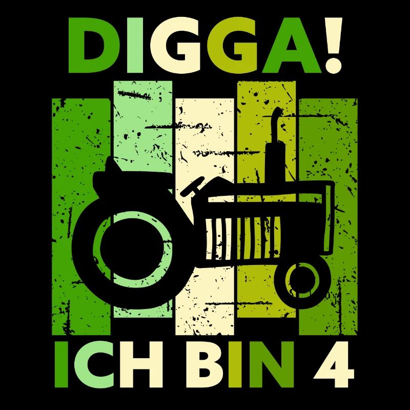4. Geburtstag Junge Traktor Geschenk Landwirt
