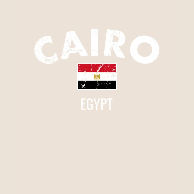 Le Caire Vintage Egypte Egypte Egypte Drapeau Egyptien Egyptien