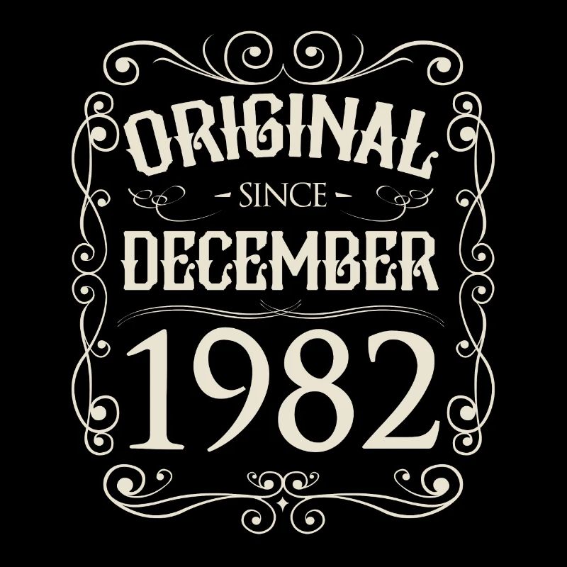 Vintage - Original since Dezember 1982 Geburtstag
