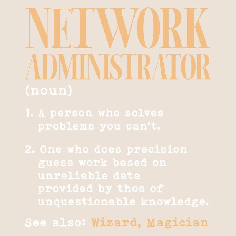 Network administrator Definition