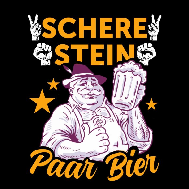 Schere, Stein, Paar, Bier - das perfekte Outfit