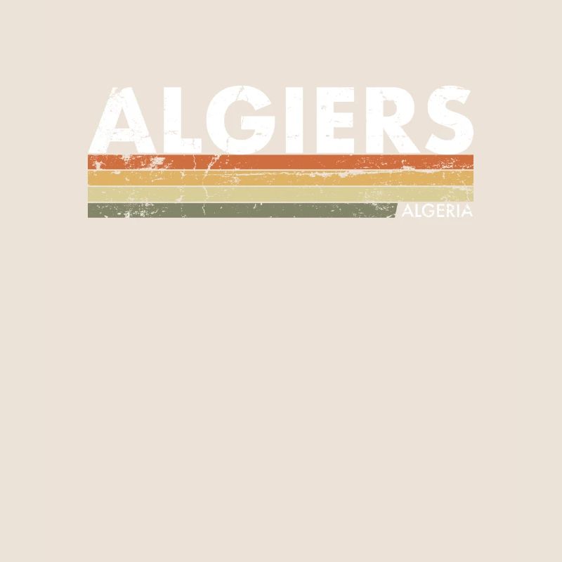 Algiers Vintage Algeria Retro Algerian