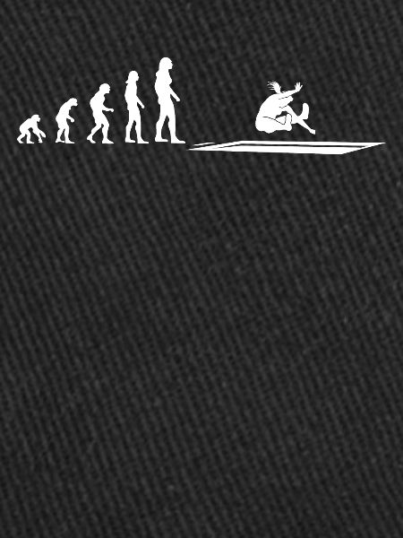Weitsprung Evolution Athletin Geschenk