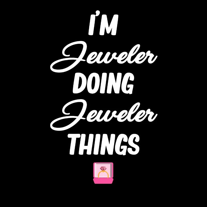 Je suis bijoutier et je fais des bijoux,