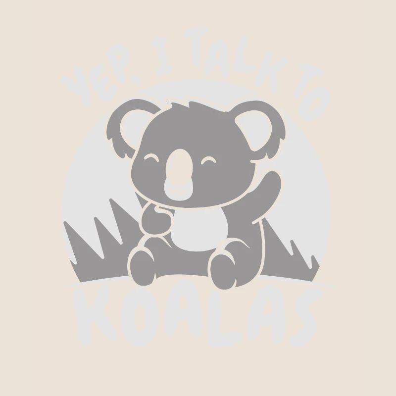 Ja, ich spreche mit Koalas Koalabär Phascolarctos