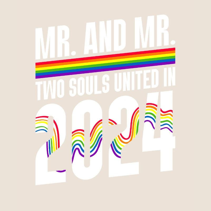 Mr. und Mr. 2024 Gay Pride Hochzeit Homo-Ehe