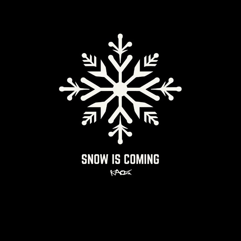 Snow is coming.