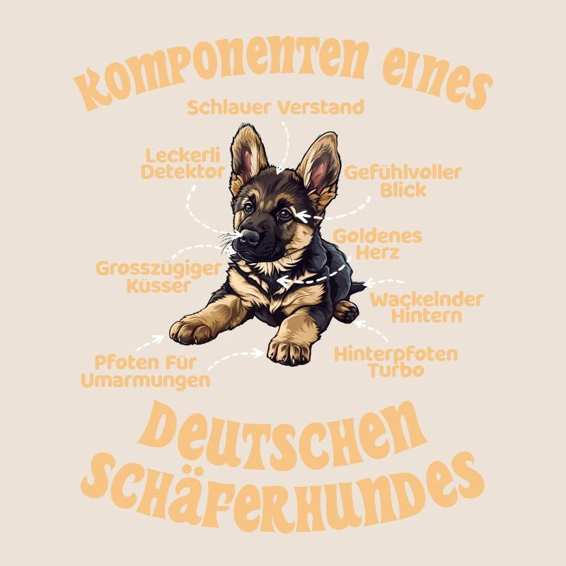 Schäferhund KOMPONENTEN EINES DEUTSCHEN