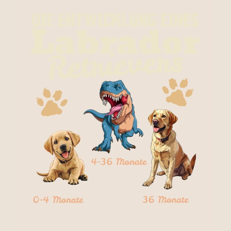 Hundebesitzer DIE EVOLUTION EINES LABRADOR