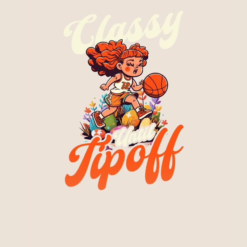Basketball Easter Classy Until Tipoff
