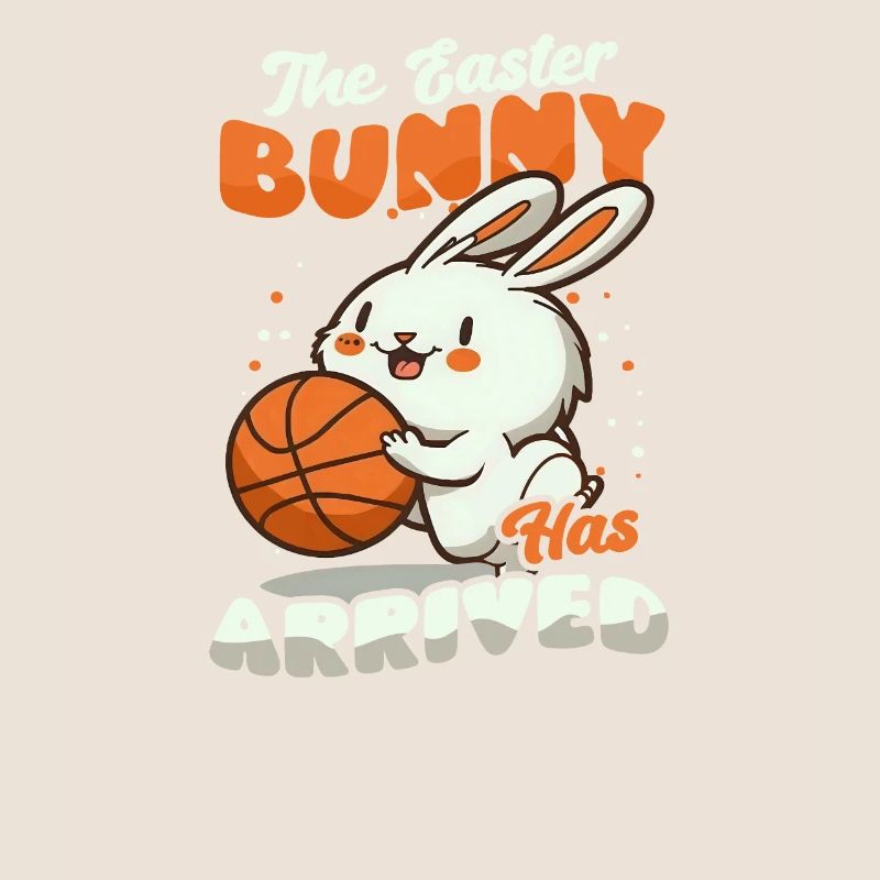 Basketball Easter Easter Bunny Has Arrived