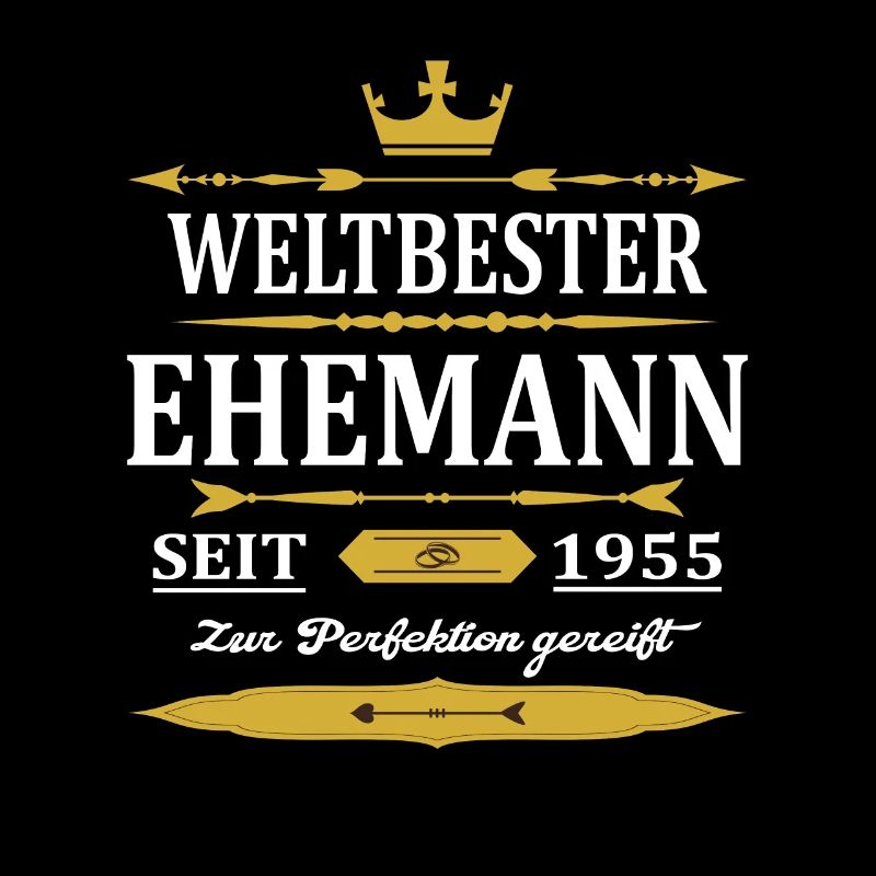 Weltbester Ehemann Seit 1955 Vintage Hochzeitstag