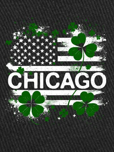 Drapeau américain Chicago Saint-Patrick
