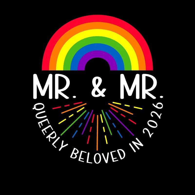 Mr. & Mr. 2026 Gay Pride Hochzeit Homo-Ehe