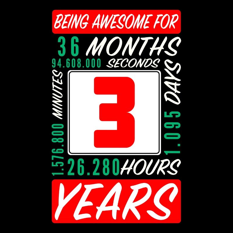Enfants 3 Ans Anniversaire Mois Heures