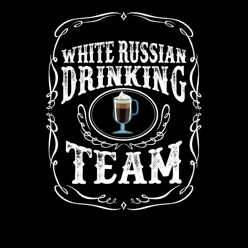 White Russian Drinking Team Cocktail Alcoholic