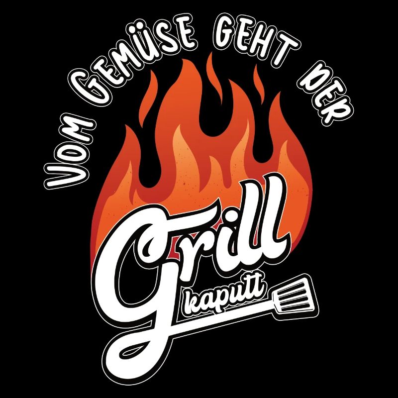 Grillen vom Gemüse geht der Grill kaputt Geschenk