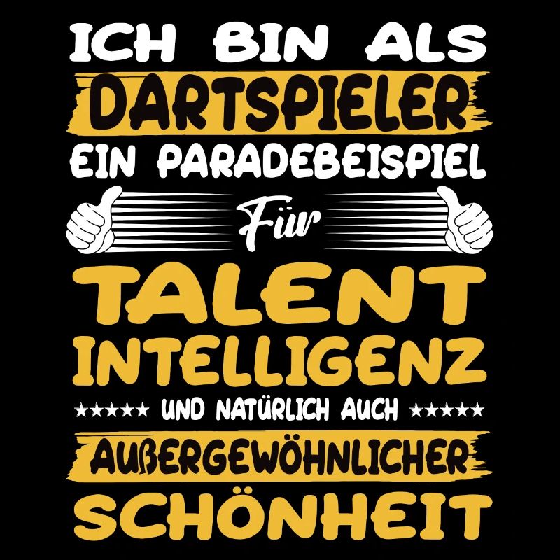 Dartspieler ein Paradebeispiel Darts