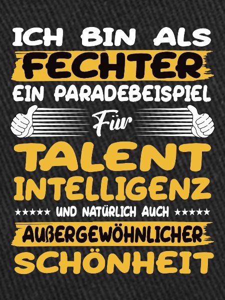 Fechter ein Paradebeispiel Fechten