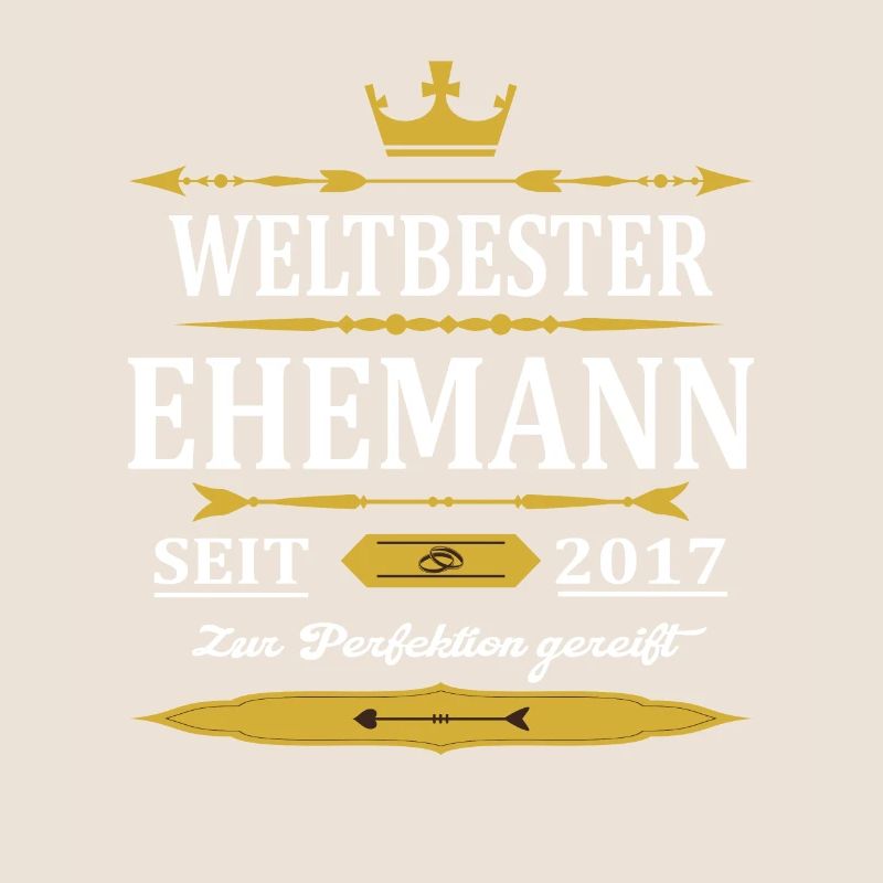 Weltbester Ehemann Seit 2017 Vintage Hochzeitstag