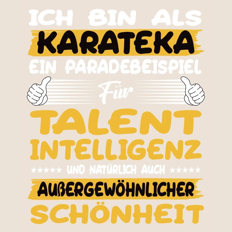 Karateka ein Paradebeispiel Karate
