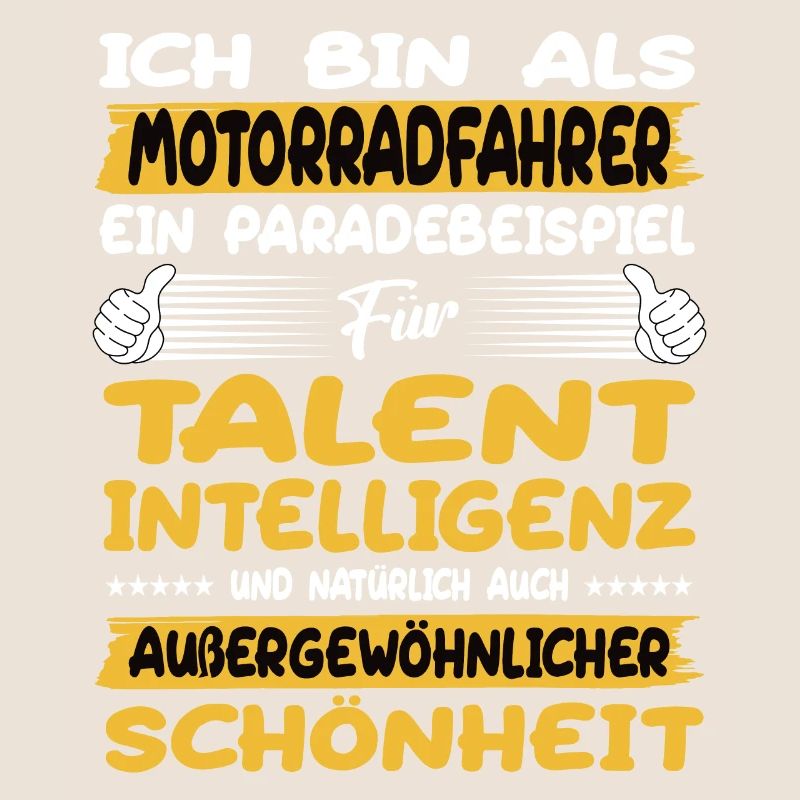 Motorradfahrer ein Paradebeispiel Motorrad