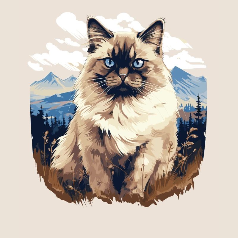 Chat de Birmanie Birma Katze