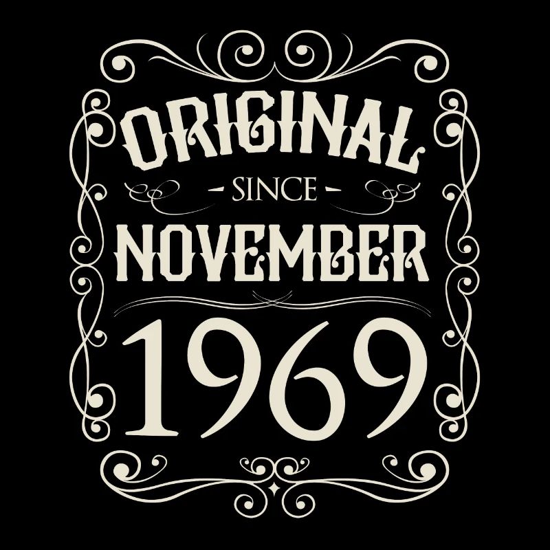 Vintage - Original since November 1969 Geburtstag