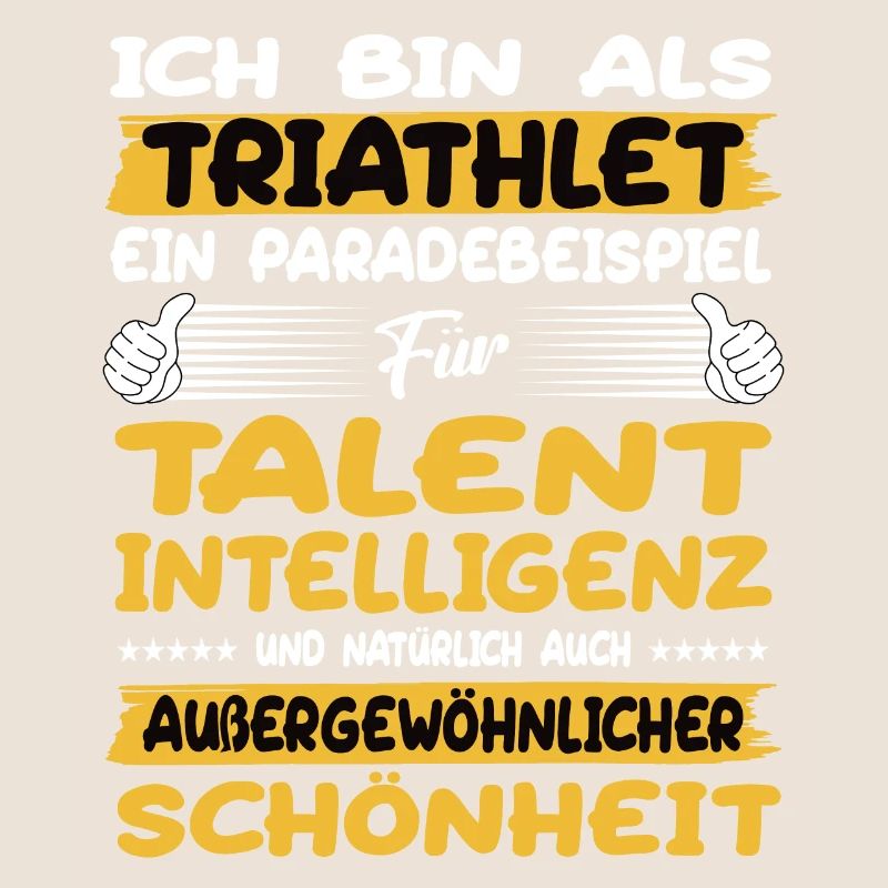 Triathlet ein Paradebeispiel Triathlet