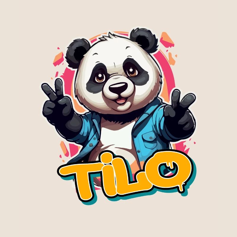 THILO - Schöner Jungen Name mit coolem Panda