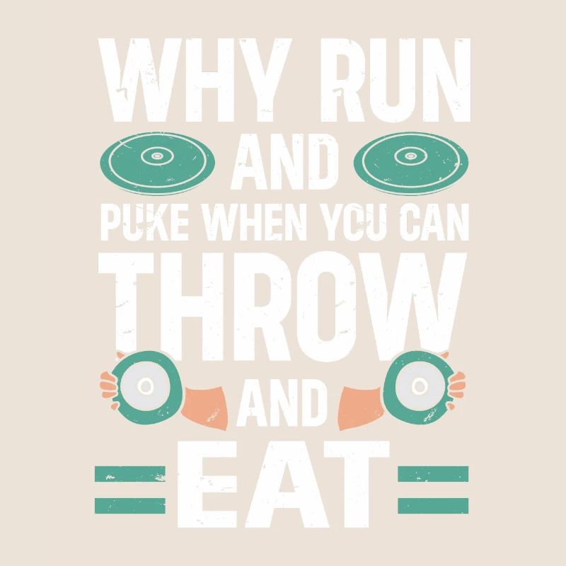 Diskuswerfer Leichtathlet Disc Throw