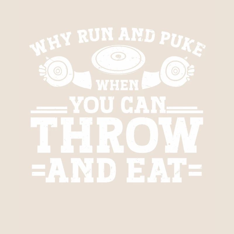 Diskuswerfer Leichtathlet Disc Throw