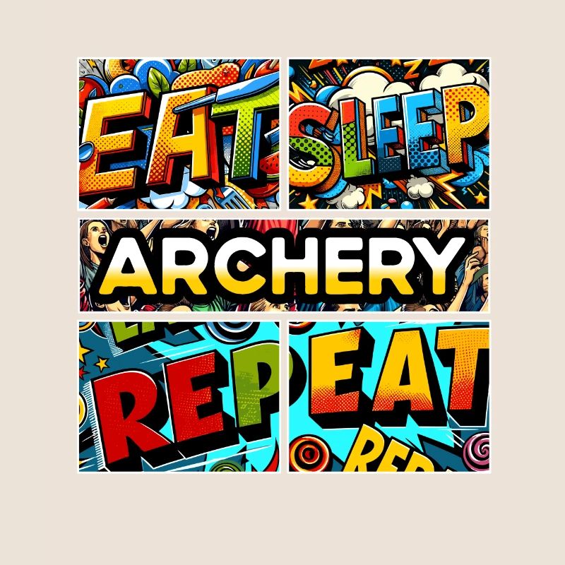 Eat sleep Archery repeat