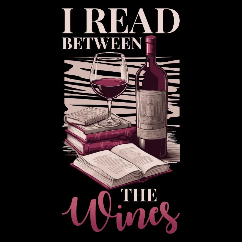 I Read Between The Wines - Reading Lover Wine Book
