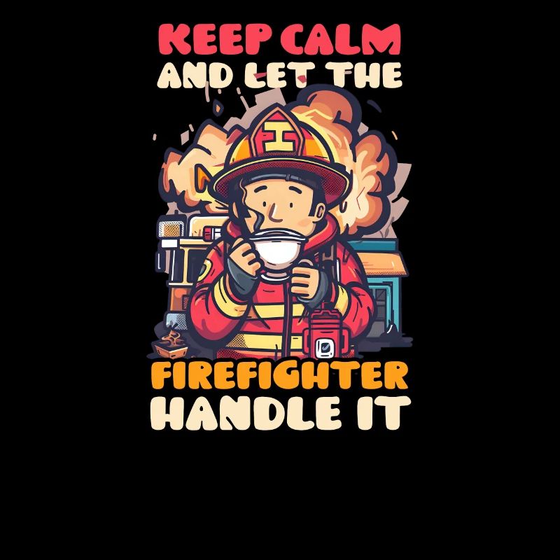 Firefighter Keep Calm Firefighter Handle It