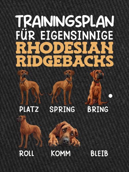 Rhodesian Ridgeback TRAININGSPLAN Eigensinniger