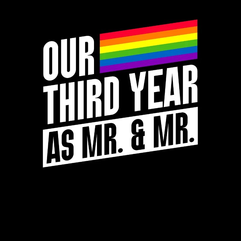 Drittes Jahr als Mr & Mr Gay Pride Homo-Ehe