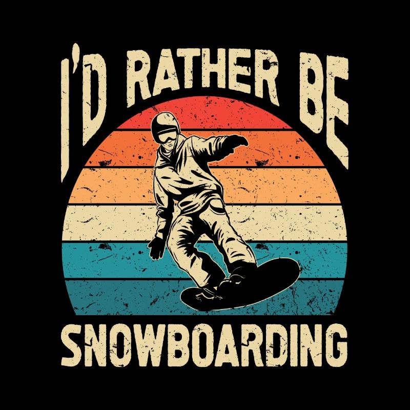 Snowboarding Art Hommes Snowboard Cooler Snowboarder