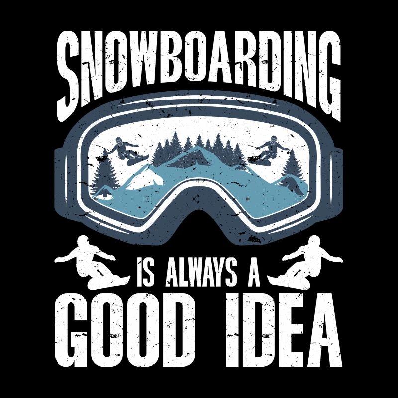 Snowboarding Art Hommes Snowboard Cooler Snowboarder