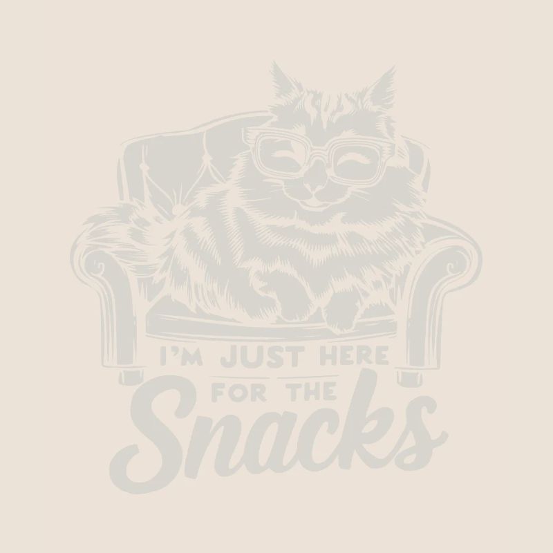 ICH BIN NUR WEGEN DER SNACKS HIER