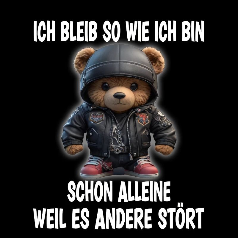 Cooler Bär mit Spruch Sarkastisch Geschenk