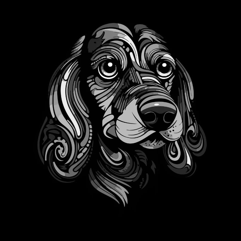 Teckel Chien Portrait Teckel