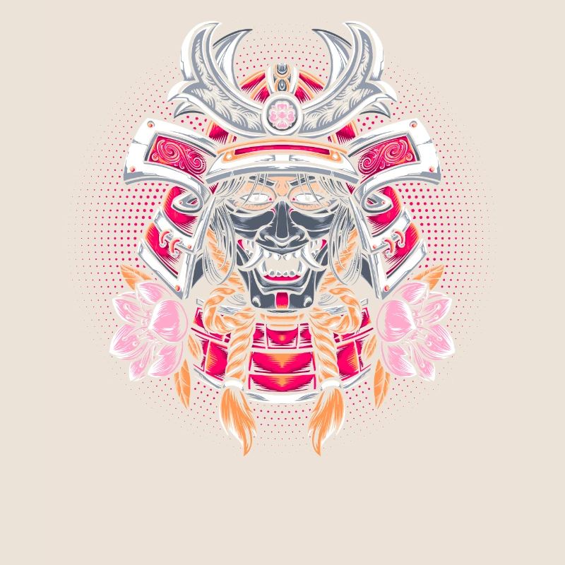 Samurai-Mädchen-Kriegerin