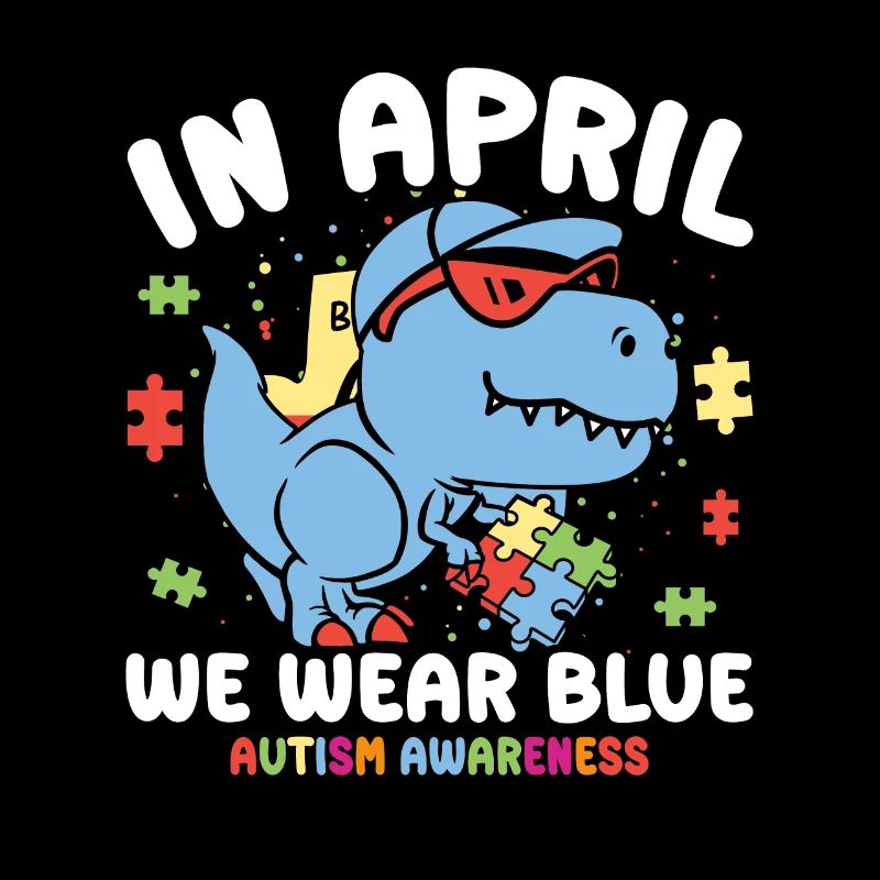 Autismus-Bewusstsein im April tragen wir blau