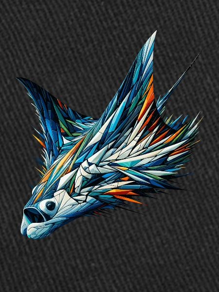 Polygone Art Stingray Poisson Stingrays
