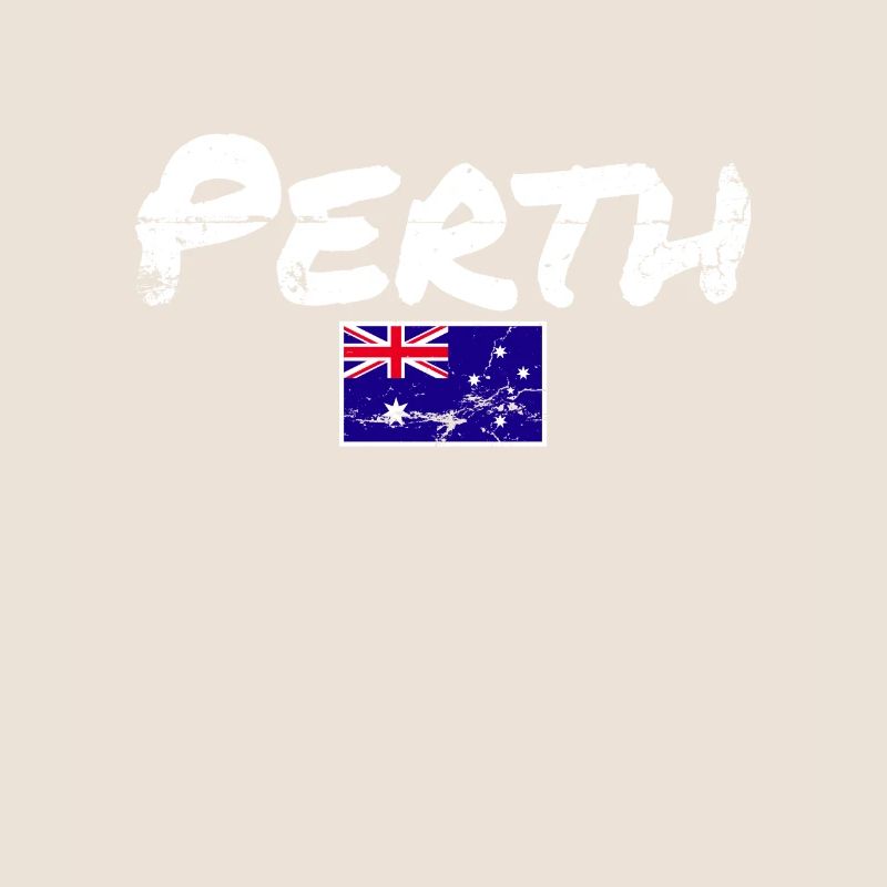 Perth Australie Vintage drapeau australien