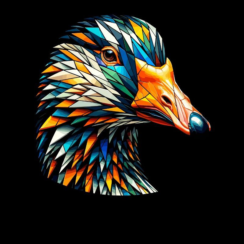 Polygon Art Gänsegänse