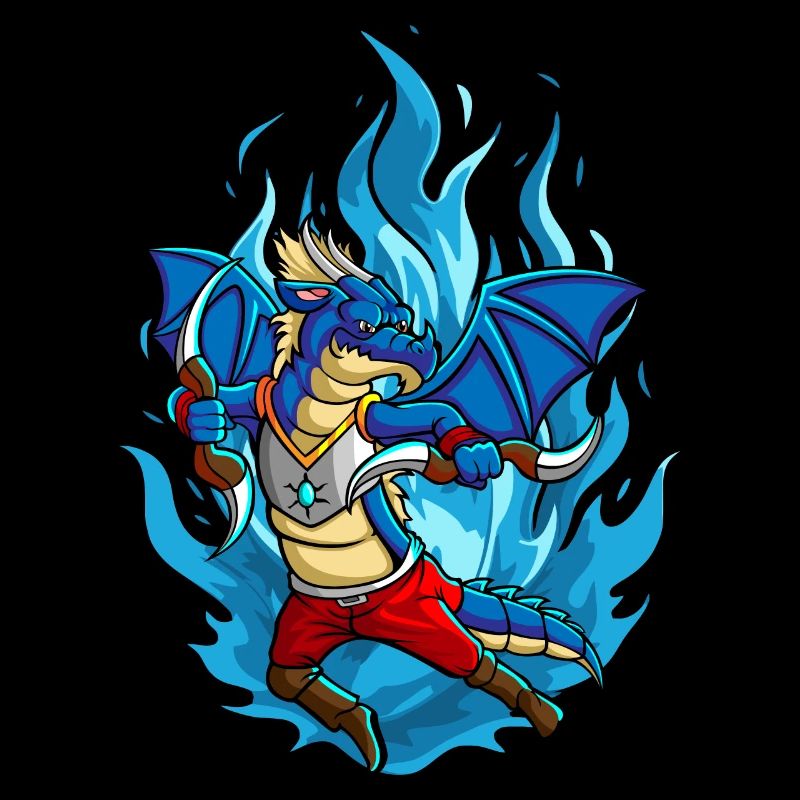 Der Drache mit Bumerang