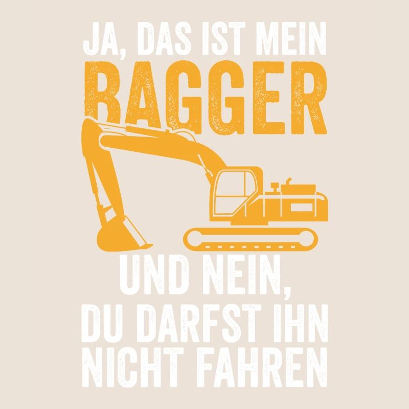Bagger Fahrer Baggerführer Geschenk