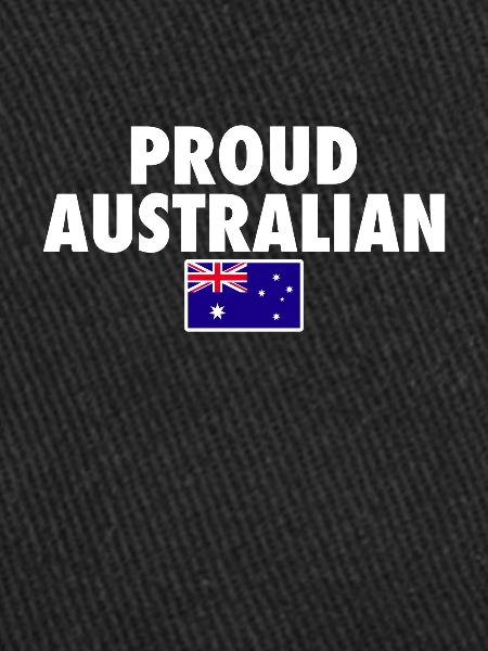 Fier drapeau australien australien